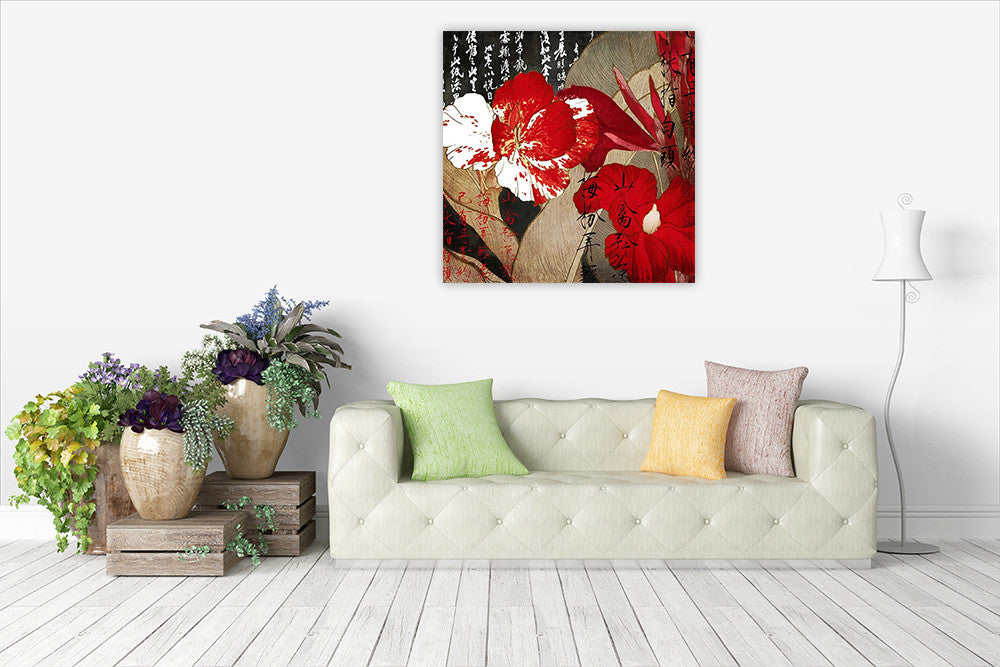 China Red I Wall Art Print on the wall
