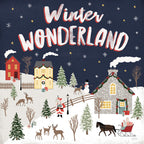Christmas Village III Wall Art Print