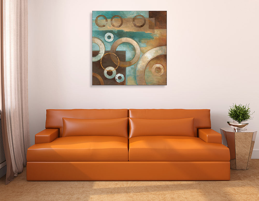 Circular Motion I Wall Art Print on the wall