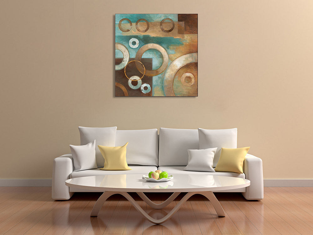 Circular Motion I Wall Art Print on the wall