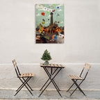 Circus Wall Art Print on the wall
