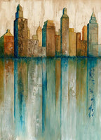 City View I Wall Art Print, Norm Olson
