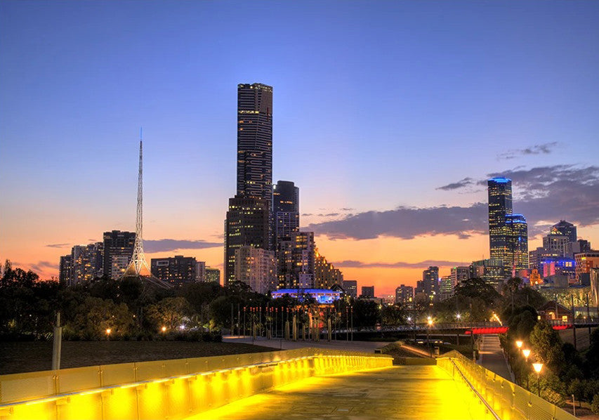 City of Melbourne Australia Wall Print