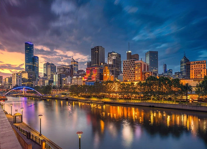 City of Melbourne Wall Art Print
