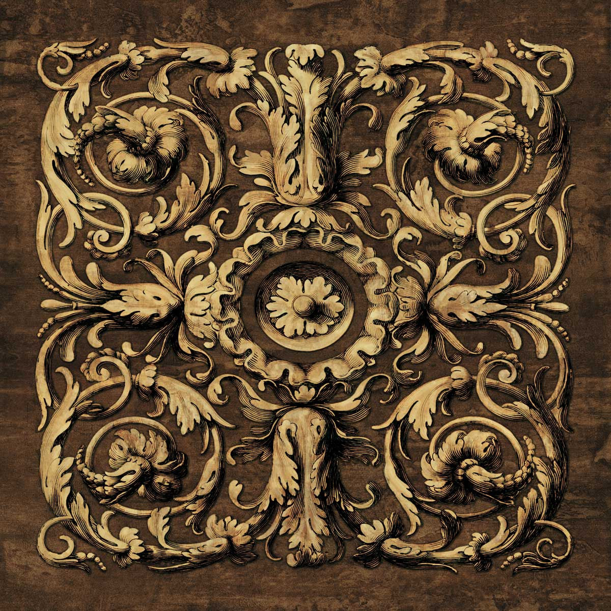 Classic Scroll II Wall Art Print