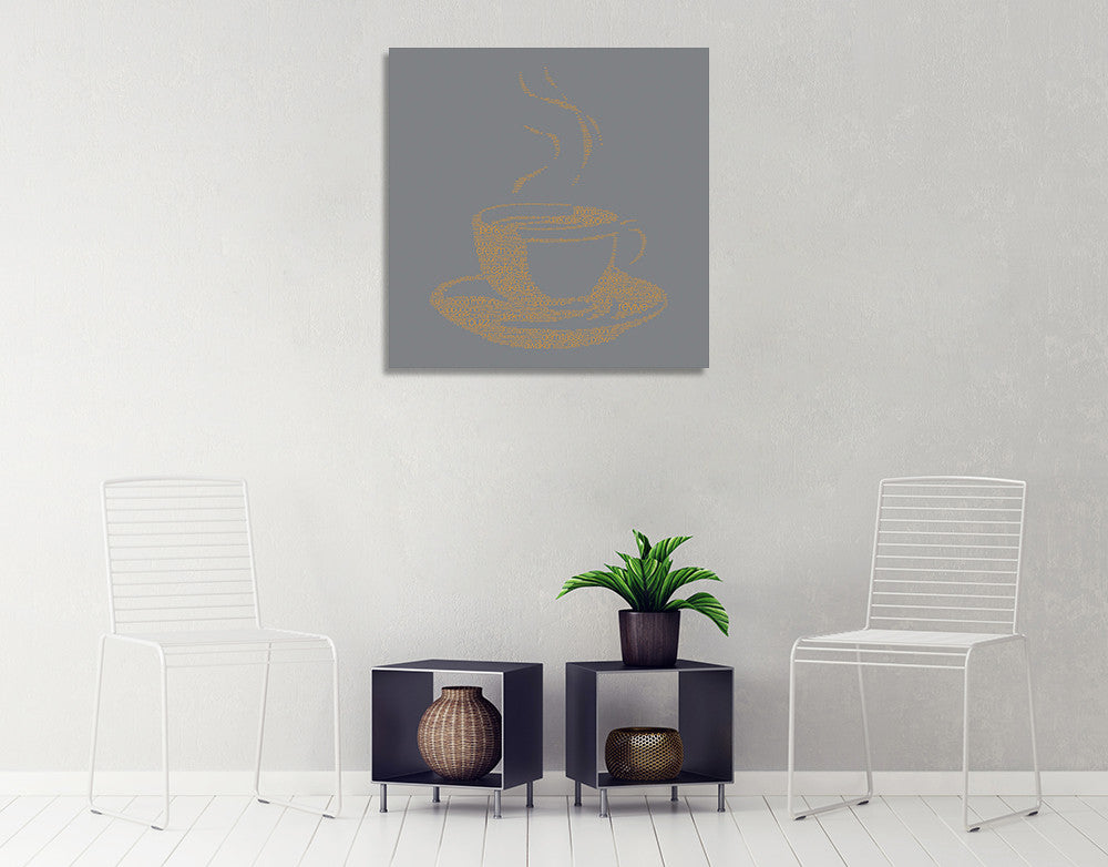 Coffee Talk I Wall Art Print on the wall