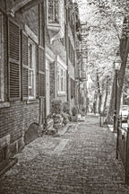 Colonial Street Wall Art Print
