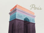 Colorful Paris Wall Art Print