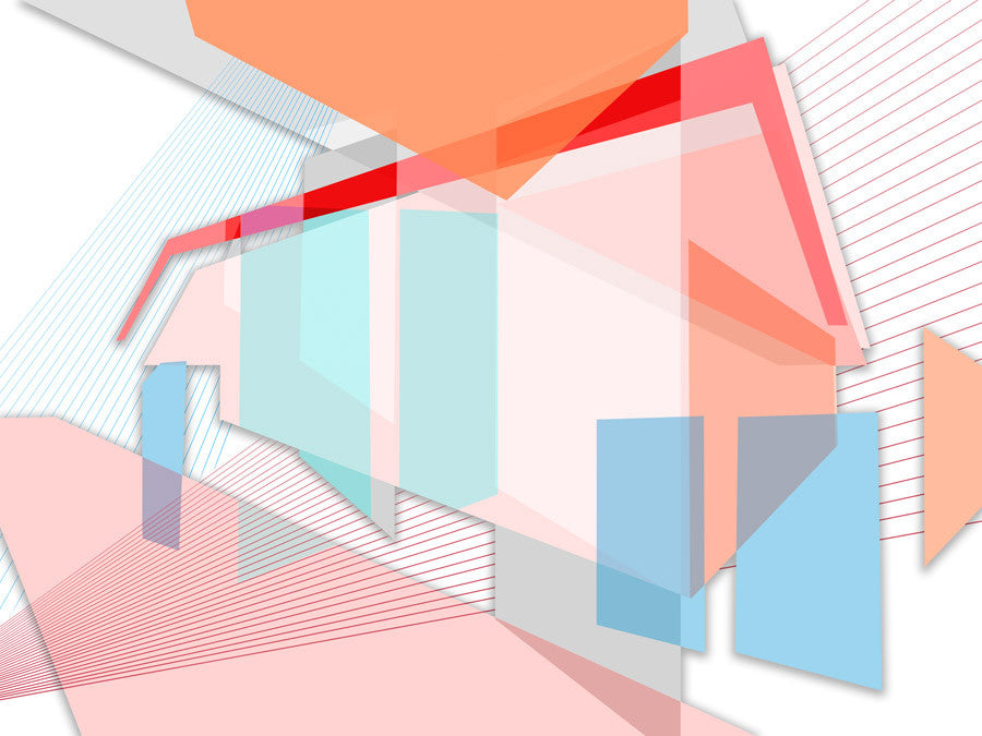 Colour Planes I Wall Art Print