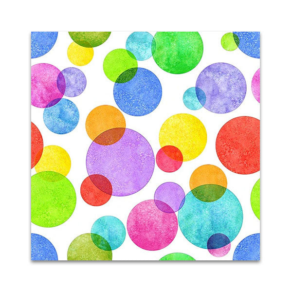 Colourful Bubbles Wall Art Print