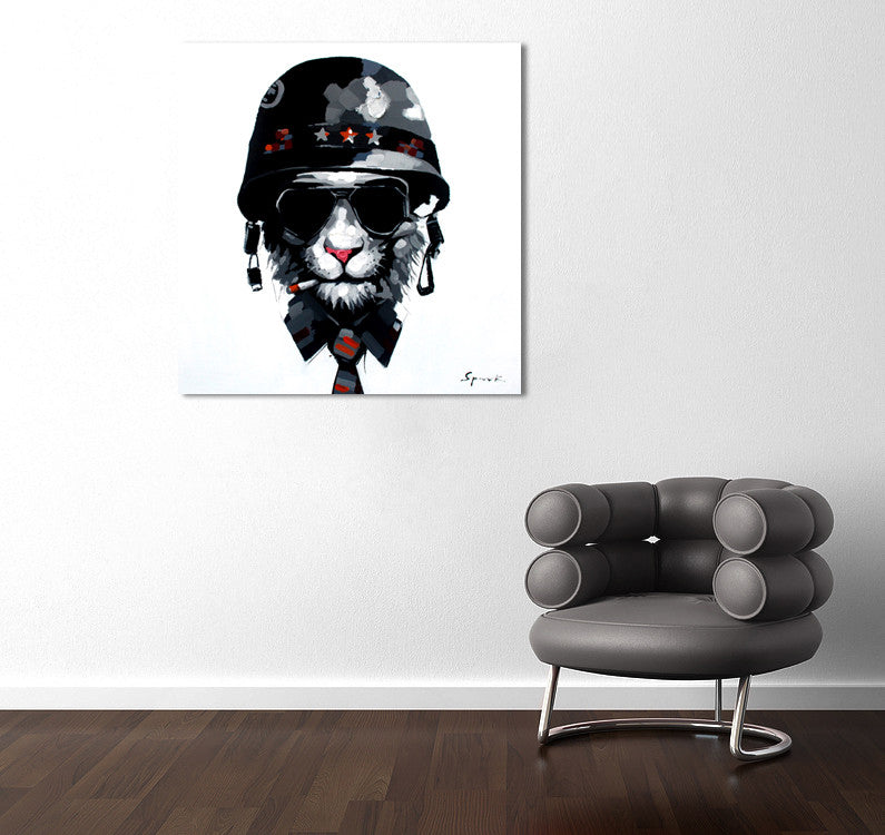 Macy-128 on the wall