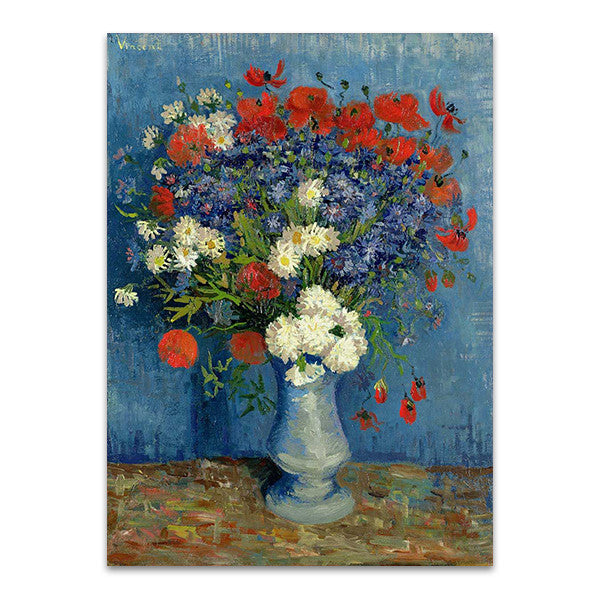 Cornflowers and Poppies