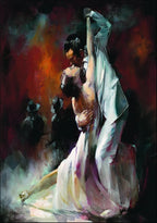 Couple Dancing Tango Wall Art Print