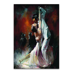 Couple Dancing Tango Wall Art Print