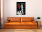 Couple Dancing Tango Wall Art Print on the wall