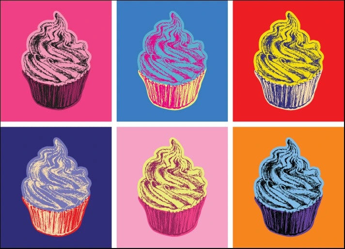 Cupcakes Food Wall Art Print 