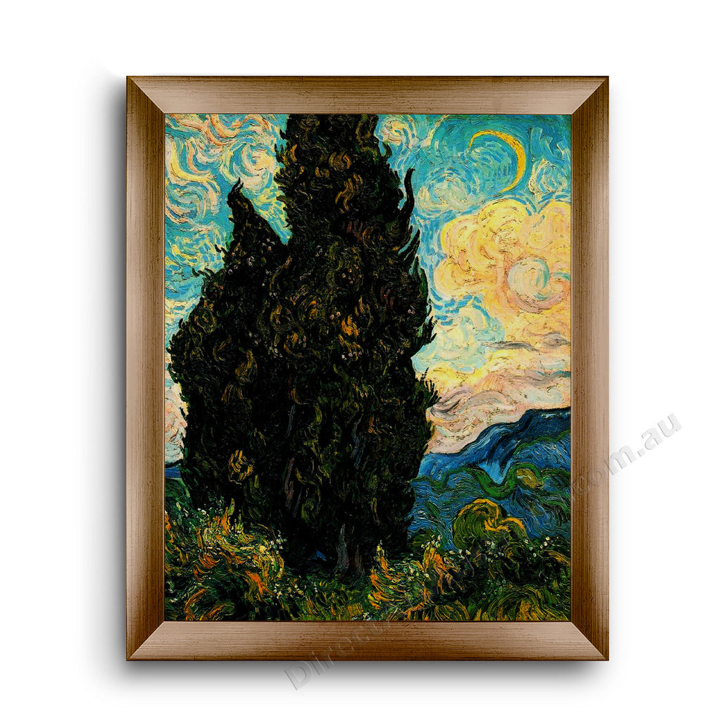 Modern Flat Gold Frame