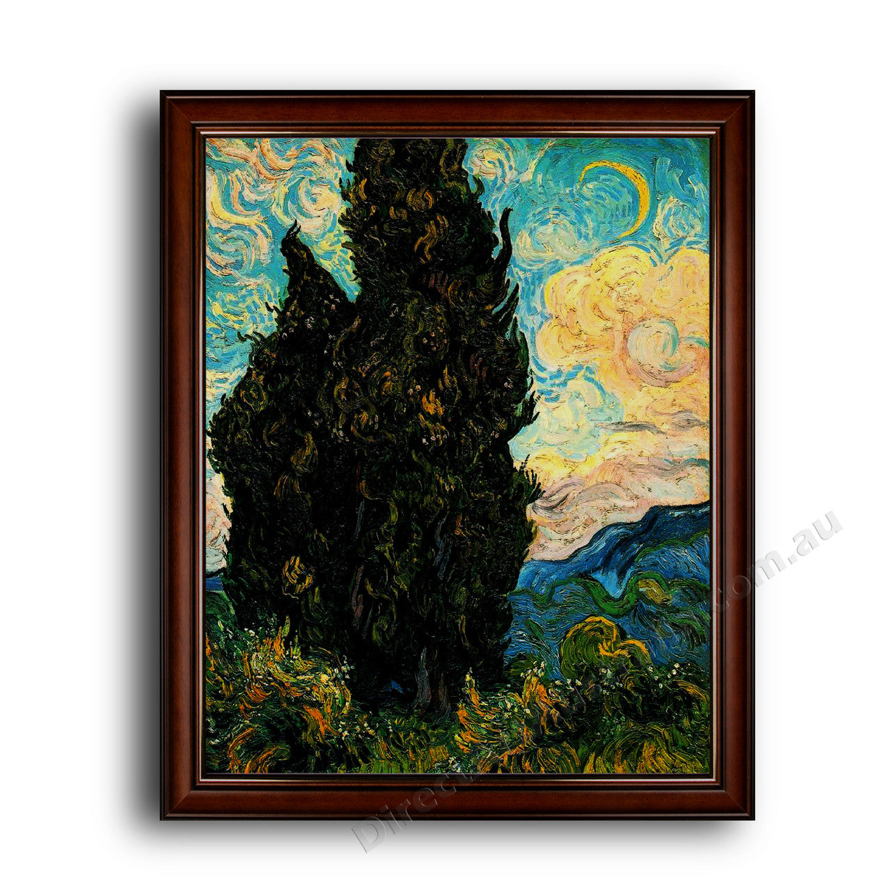 Dark Brown with Gold Inner