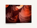 Crimson Ripple Canyon Chamber, red sandstone slot canyon photograph, landscape canvas wall art print ready to hang