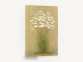 Queen Anne's Lace Cluster, queen anne's lace botanical painting, floral canvas wall art print ready to hang