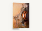 Wolf Headdress Spirit, wolf headdress portrait illustration, animal canvas wall art print ready to hang