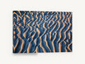 Rippled Sand at Dusk, rippled beach sand pattern photograph, coastal canvas wall art print ready to hang