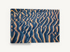 Rippled Sand at Dusk, rippled beach sand pattern photograph, coastal canvas wall art print ready to hang