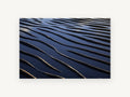 Tidal Sand Ripples, coastal canvas wall art print, front view