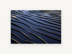 Tidal Sand Ripples, coastal canvas wall art print, front view