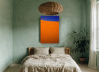 Ember Dune Slope landscape canvas print on the wall of a bedroom