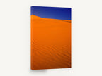 Ember Dune Slope, orange sand dune desert photograph, landscape canvas wall art print ready to hang