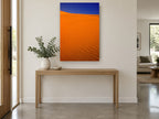 Ember Dune Slope landscape canvas print on the wall of a entry hall