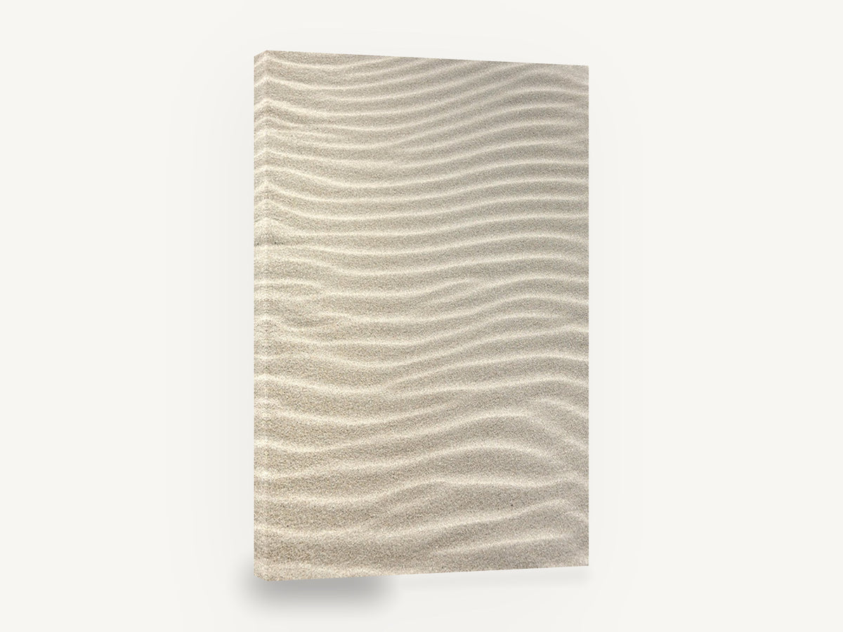Rippled Sand Drift, rippled sand texture photograph, landscape canvas wall art print ready to hang