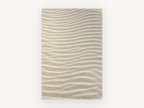 Rippled Sand Drift, rippled sand texture photograph, landscape canvas wall art print, front view