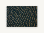 Rippled Sand at Dusk, coastal canvas wall art print, front view