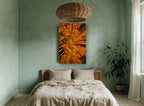 Aspen Canopy Glow landscape canvas print on the wall of a bedroom