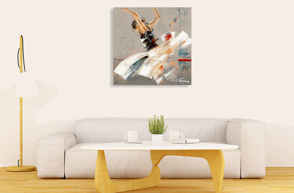 Dance Fusion I Wall Art Print on the wall