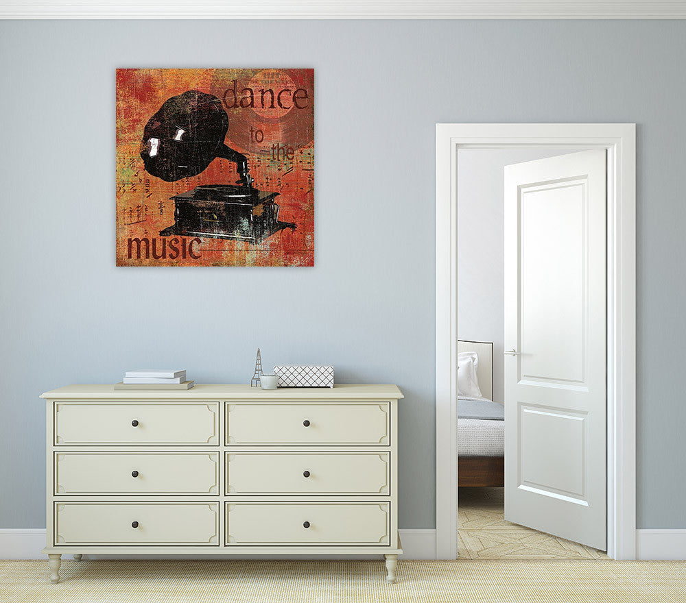 Dance To The Music Wall Print on the wall