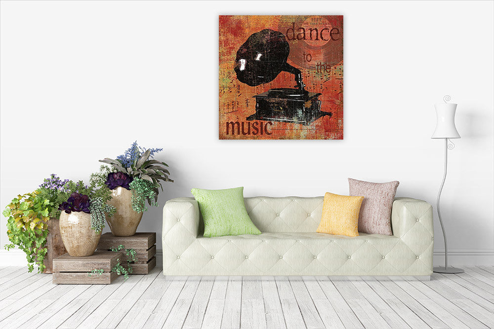 Dance To The Music Wall Print on the wall