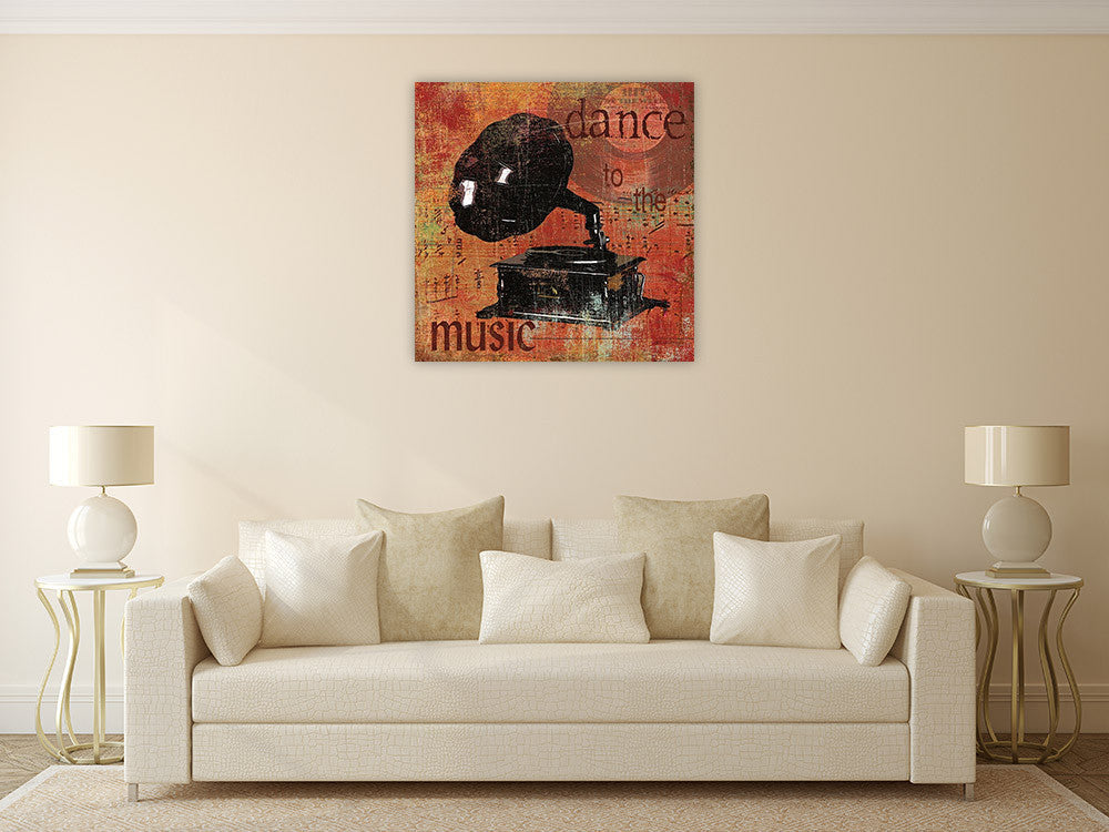 Dance To The Music Wall Print on the wall