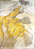 Dancer in Yellow Wall Art Print