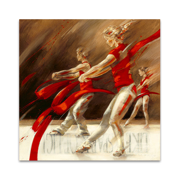 Dancing Ribbons Wall Art Print