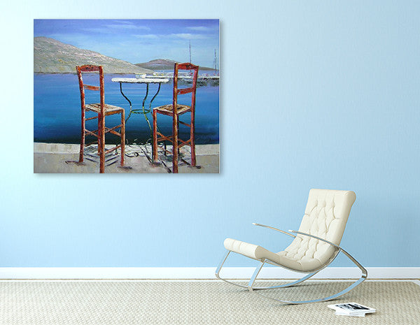 Deep Blue on the wall