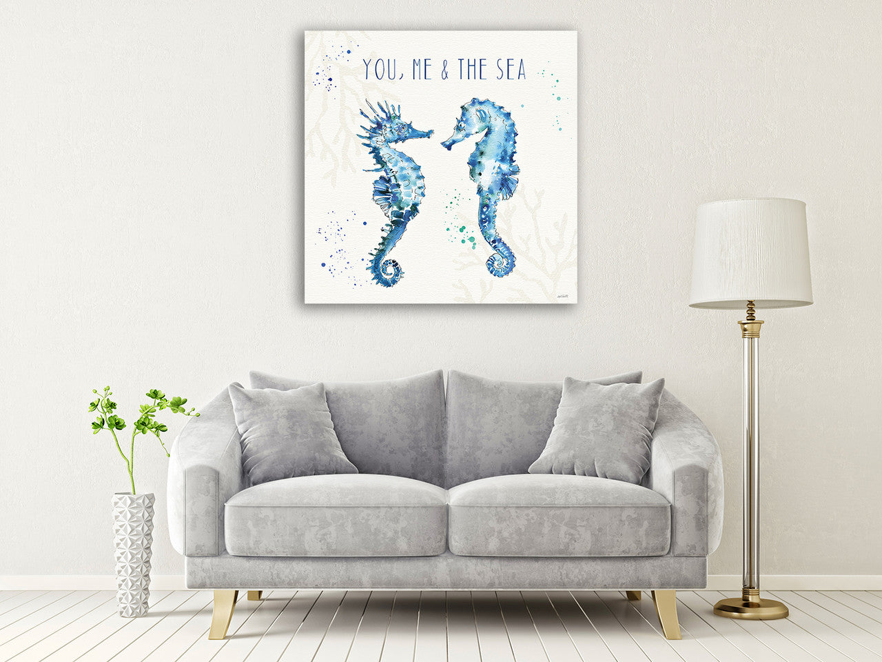 Deep Sea III Wall Art Print on the wall