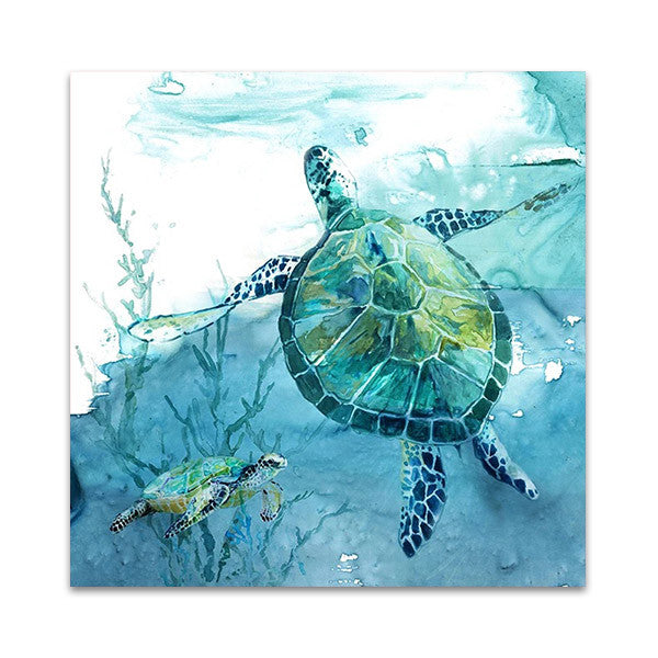 Delray Sea Turtle II Wall Art Print