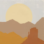 Desert Sun I Wall Art Print