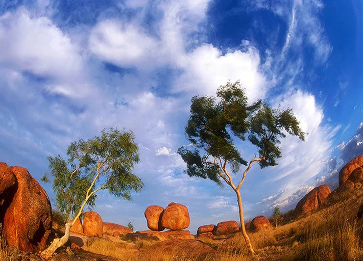 Devils Marbles Australia Wall Art Print