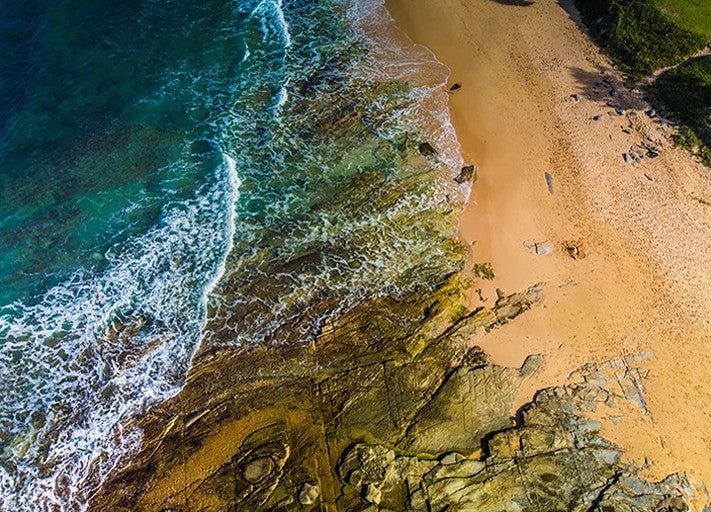 Dicky Beach Queensland Wall Art Print