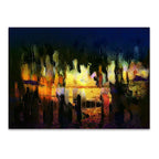 Digital City Abstraction Wall Art Print