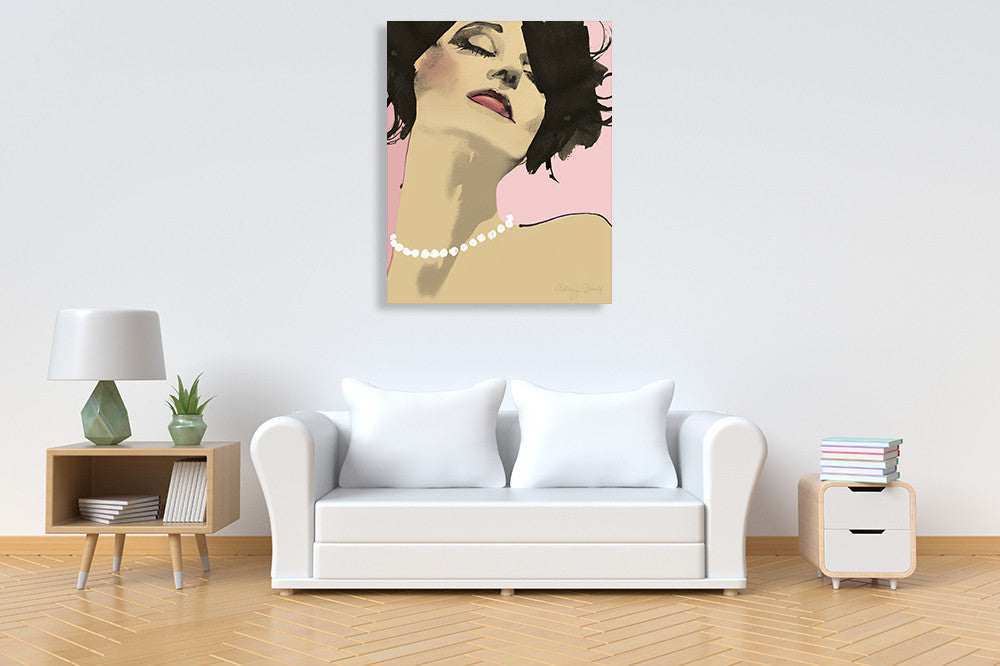 Diva I Wall Art Print on the wall